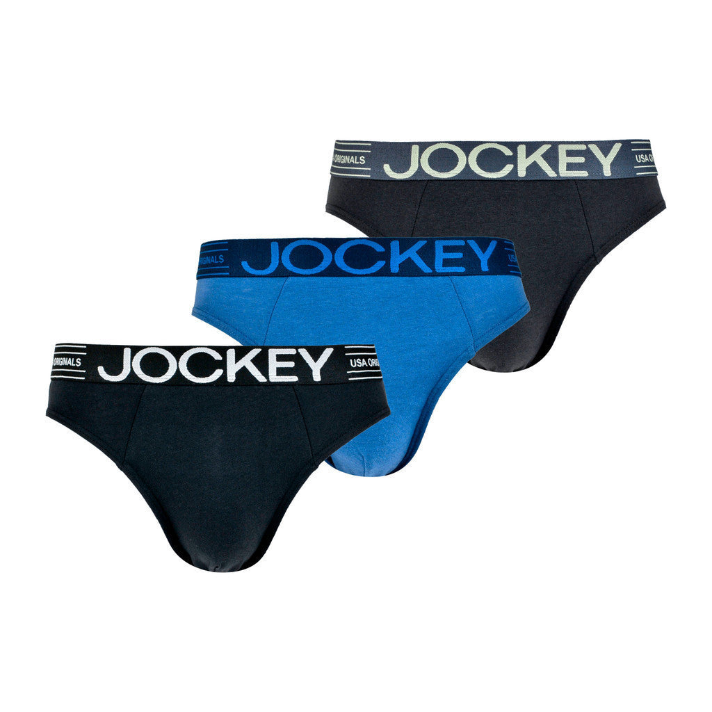 Jockey - 3 Pieces Cotton Elastane Minis Briefs | JMB288471