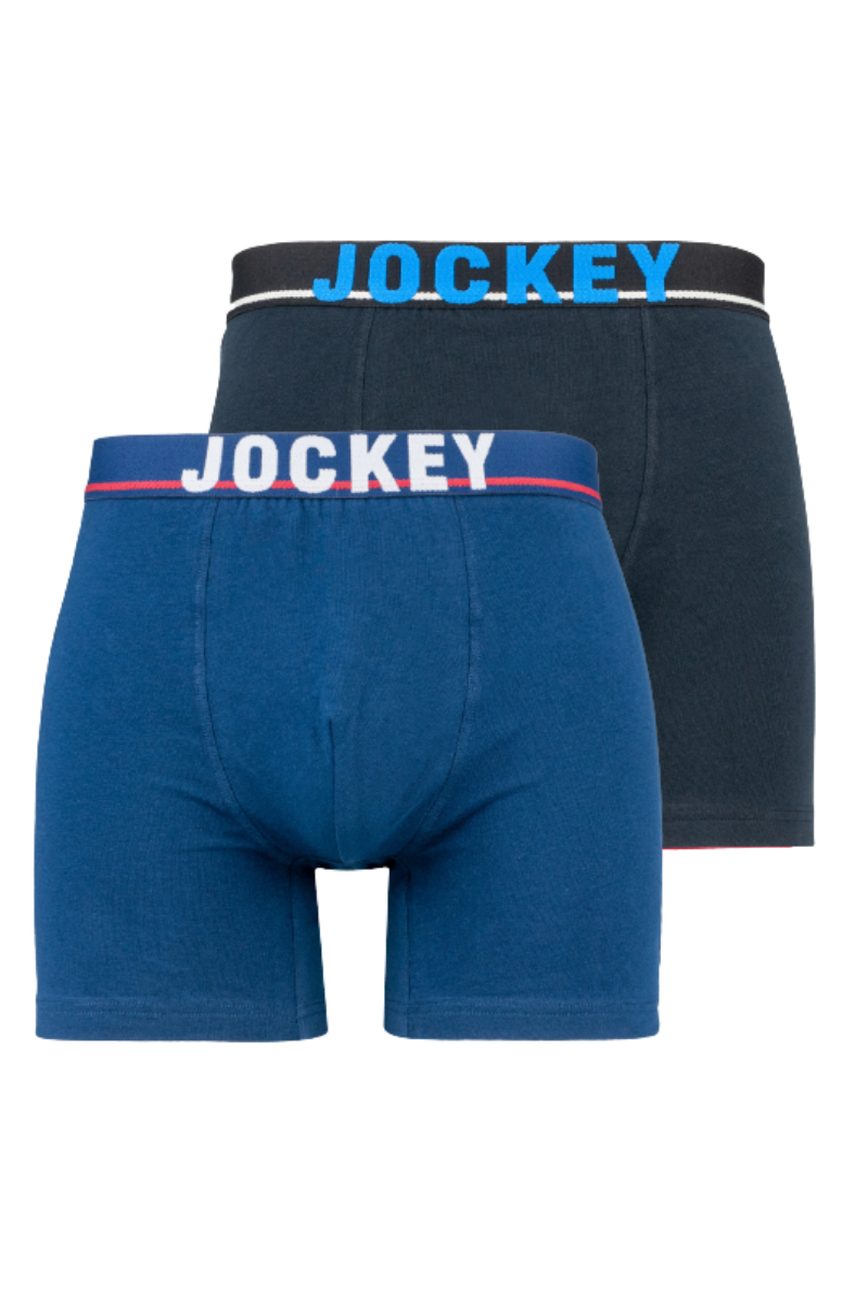 Jockey Women's Parisienne Cotton Full Brief 2 Pack Blue