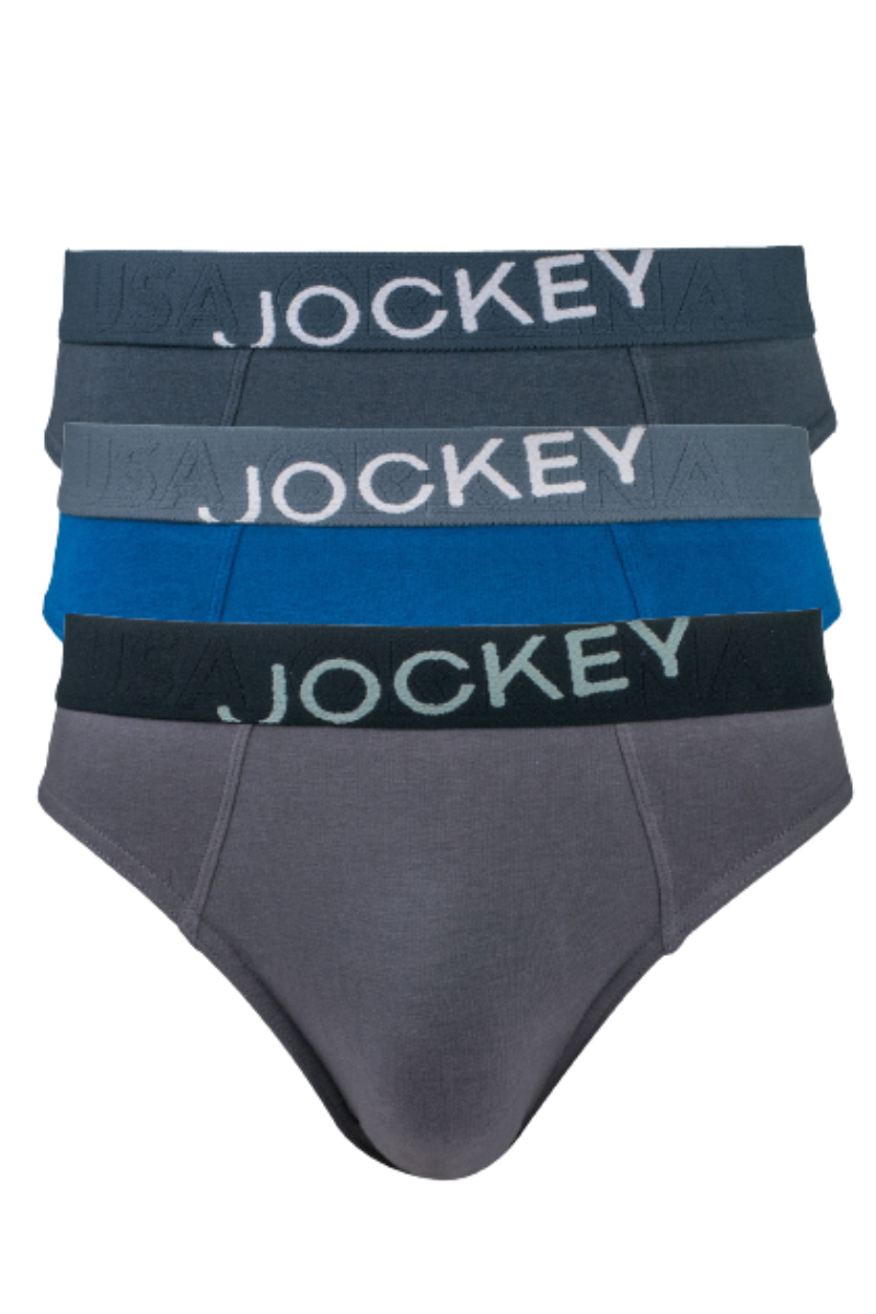 Jockey 3 Pieces Cotton Elastane Briefs | JMB238036